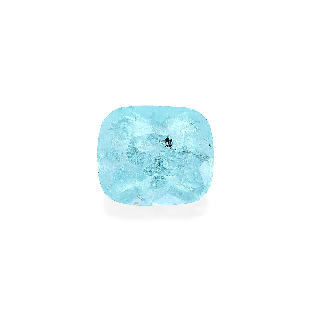 baby blue paraiba tourmaline, 19.5ct cushion cut — main view