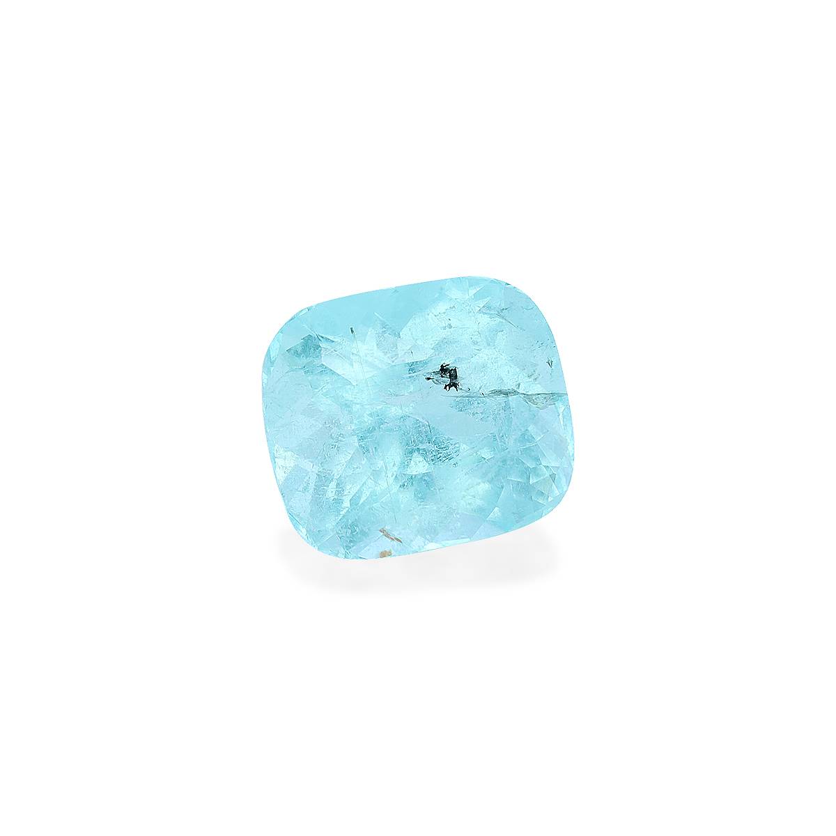 baby blue paraiba tourmaline, 19.5ct cushion cut — view 3
