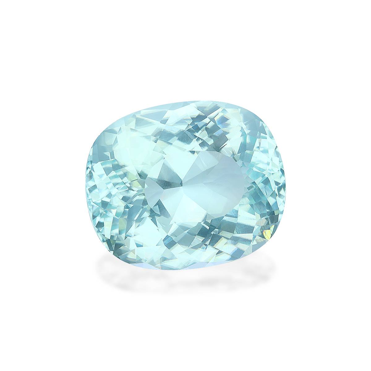 seafoam green paraiba tourmaline, 75.6ct cushion cut — view 3