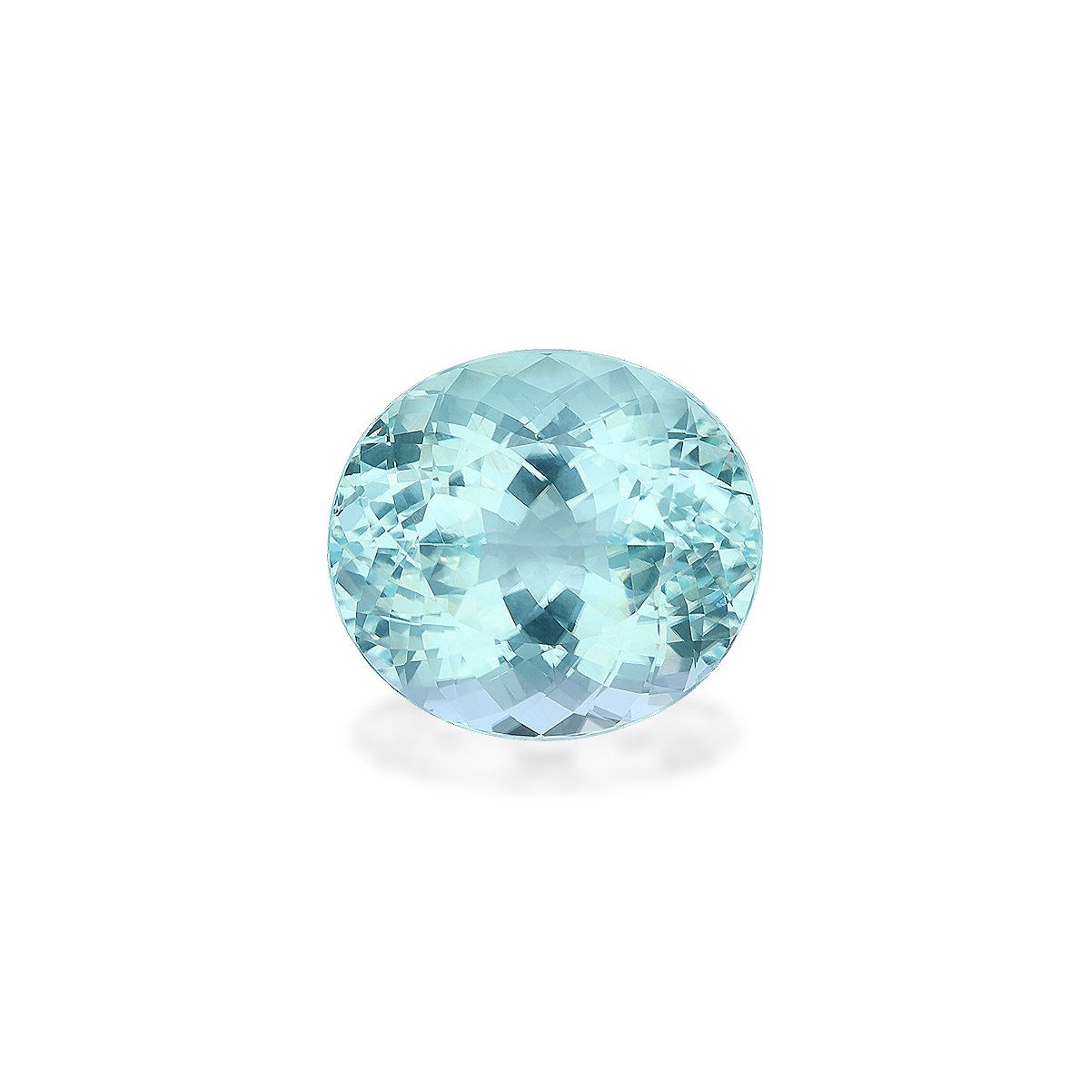 sky blue paraiba tourmaline, 36.05ct oval cut — main view