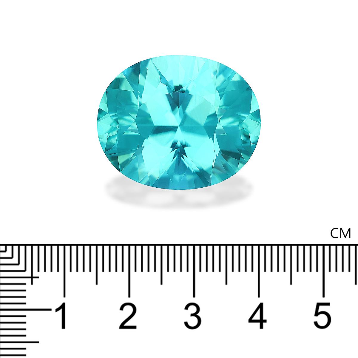 paraiba tourmaline, 39.73ct oval cut — view 4