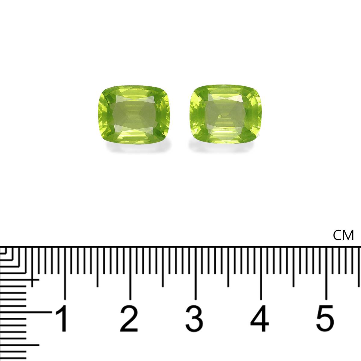 lime green peridot, 8.47ct cushion cut — view 4