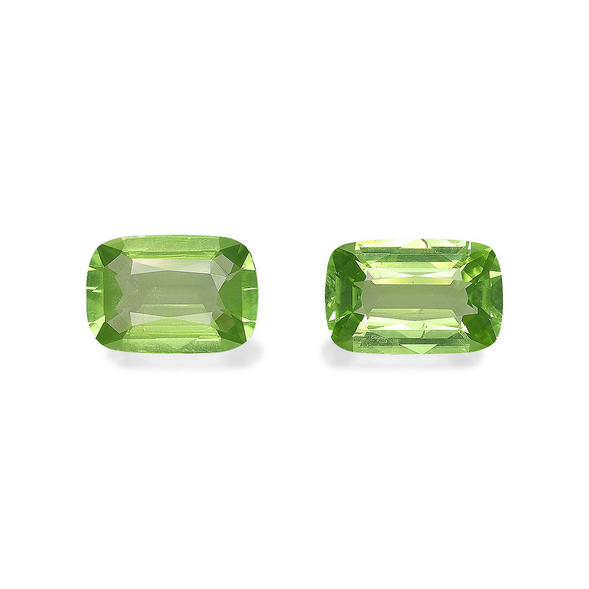 green peridot, 6.93ct cushion cut — main view