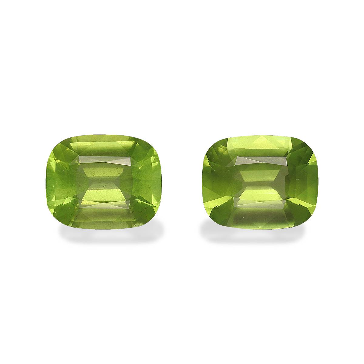 Lime Green Peridot 5.84ct - 10x8mm Pair