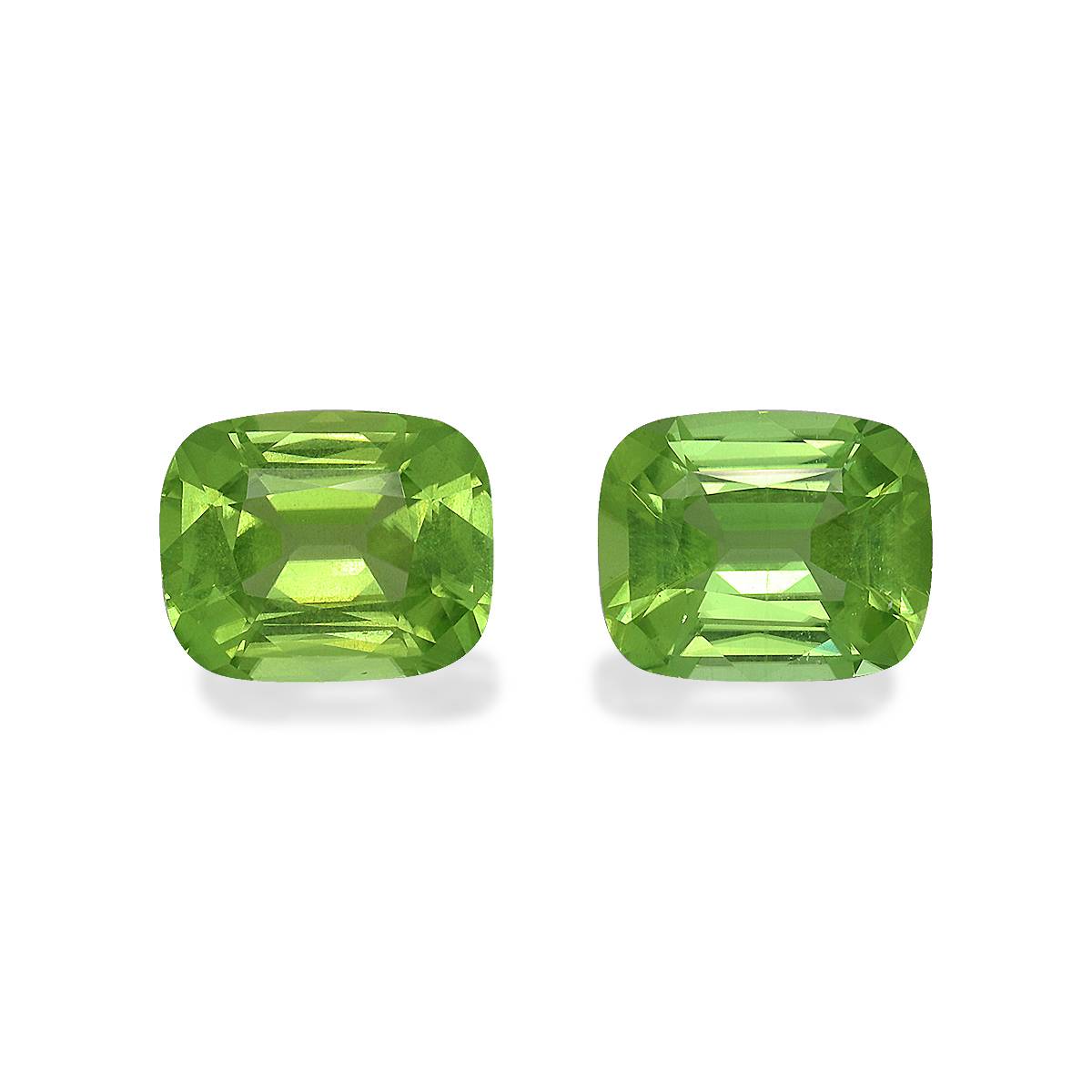 Green Peridot 6.03ct - 10x8mm Pair