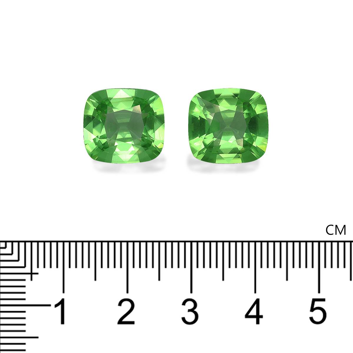 green peridot, 15.87ct cushion cut — view 4