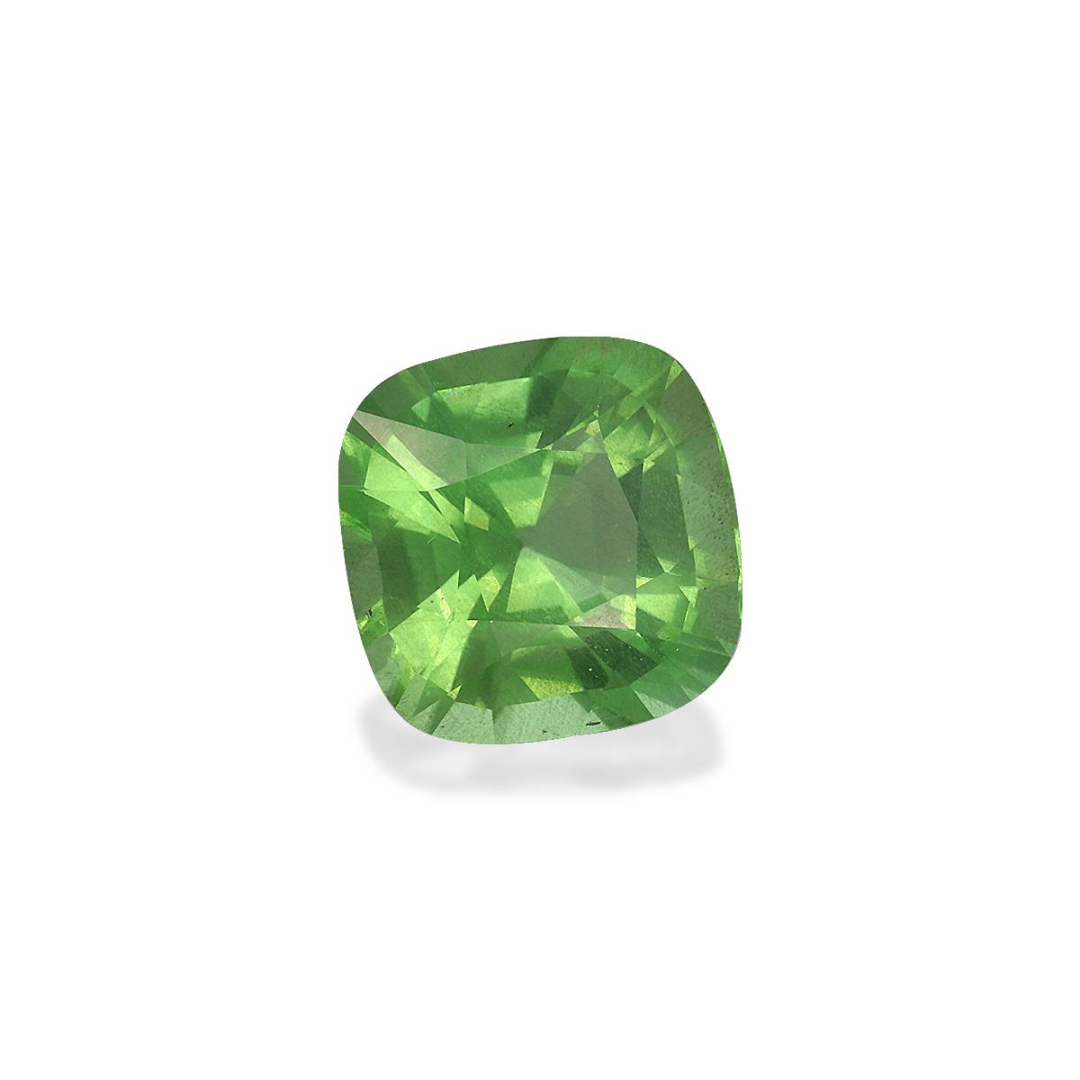 green peridot, 9ct cushion cut — view 3