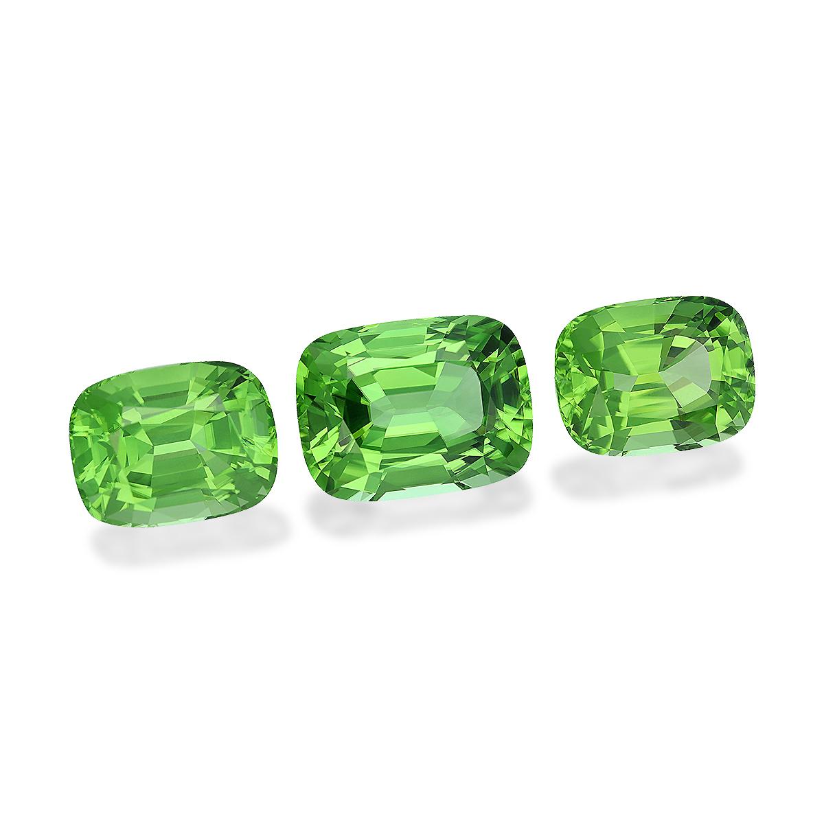 lime green peridot, 24.05ct cushion cut — view 3