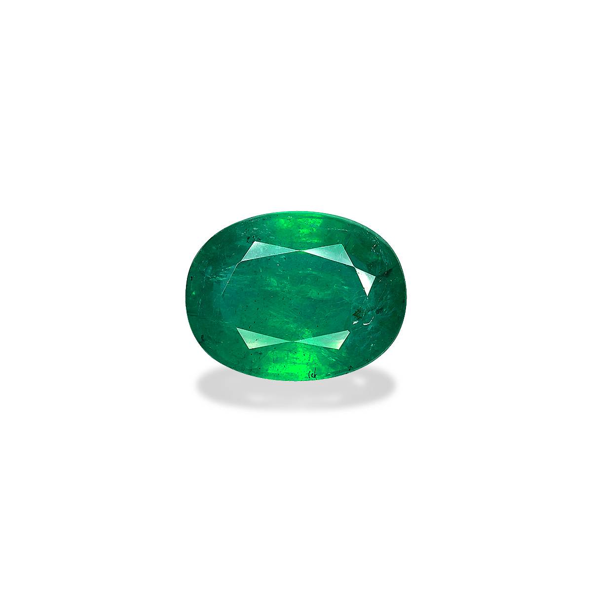 green zambian emerald, 20.62ct oval cut — main view