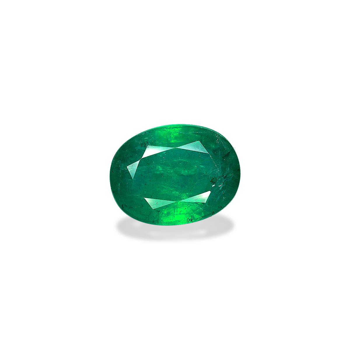 green zambian emerald, 20.62ct oval cut — view 3