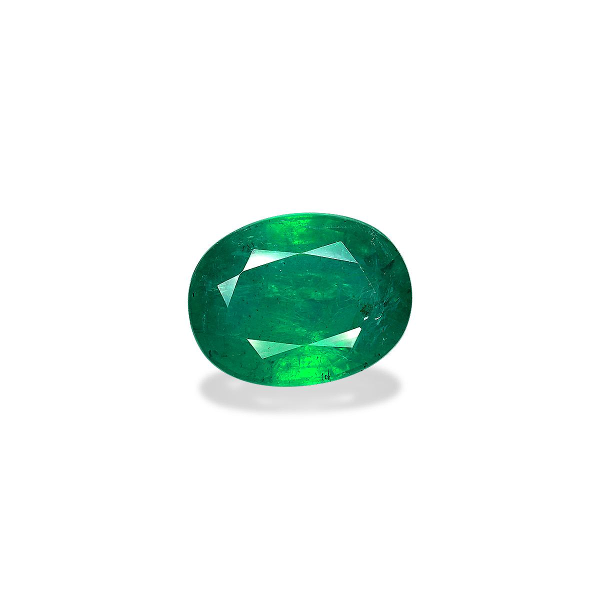green zambian emerald, 20.62ct oval cut — view 3