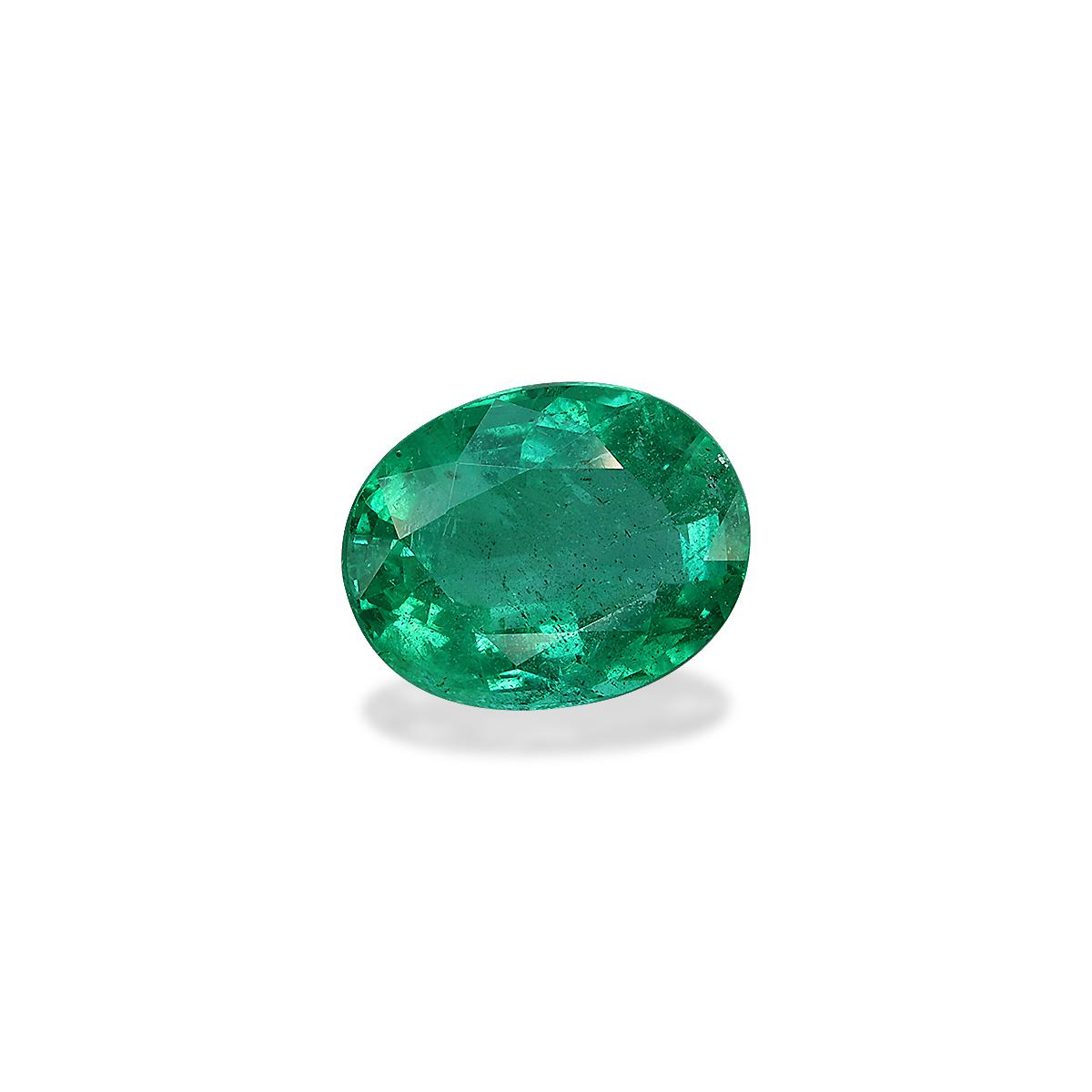 green zambian emerald, 4.54ct oval cut — view 3