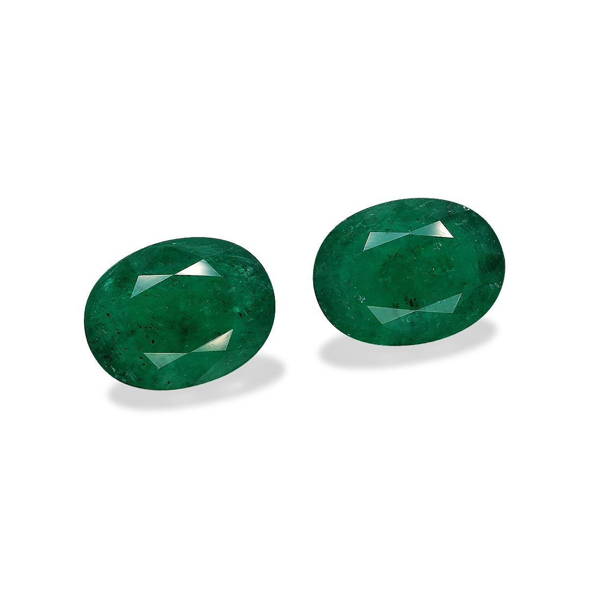 green zambian emerald, 13.52ct oval cut — view 3