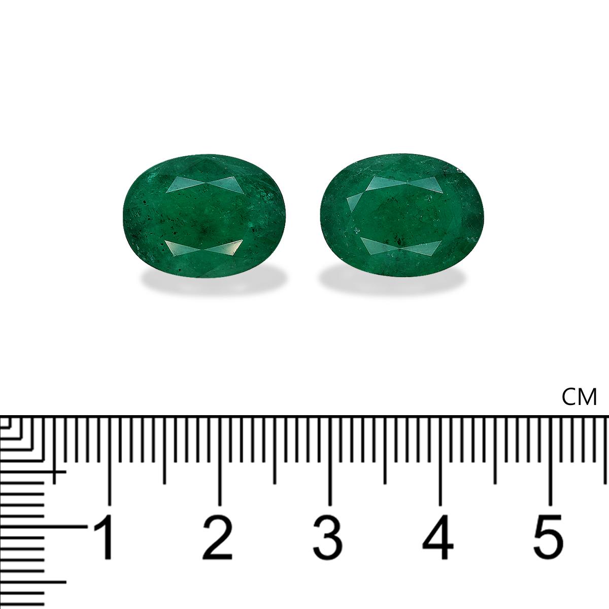 green zambian emerald, 13.52ct oval cut — view 4