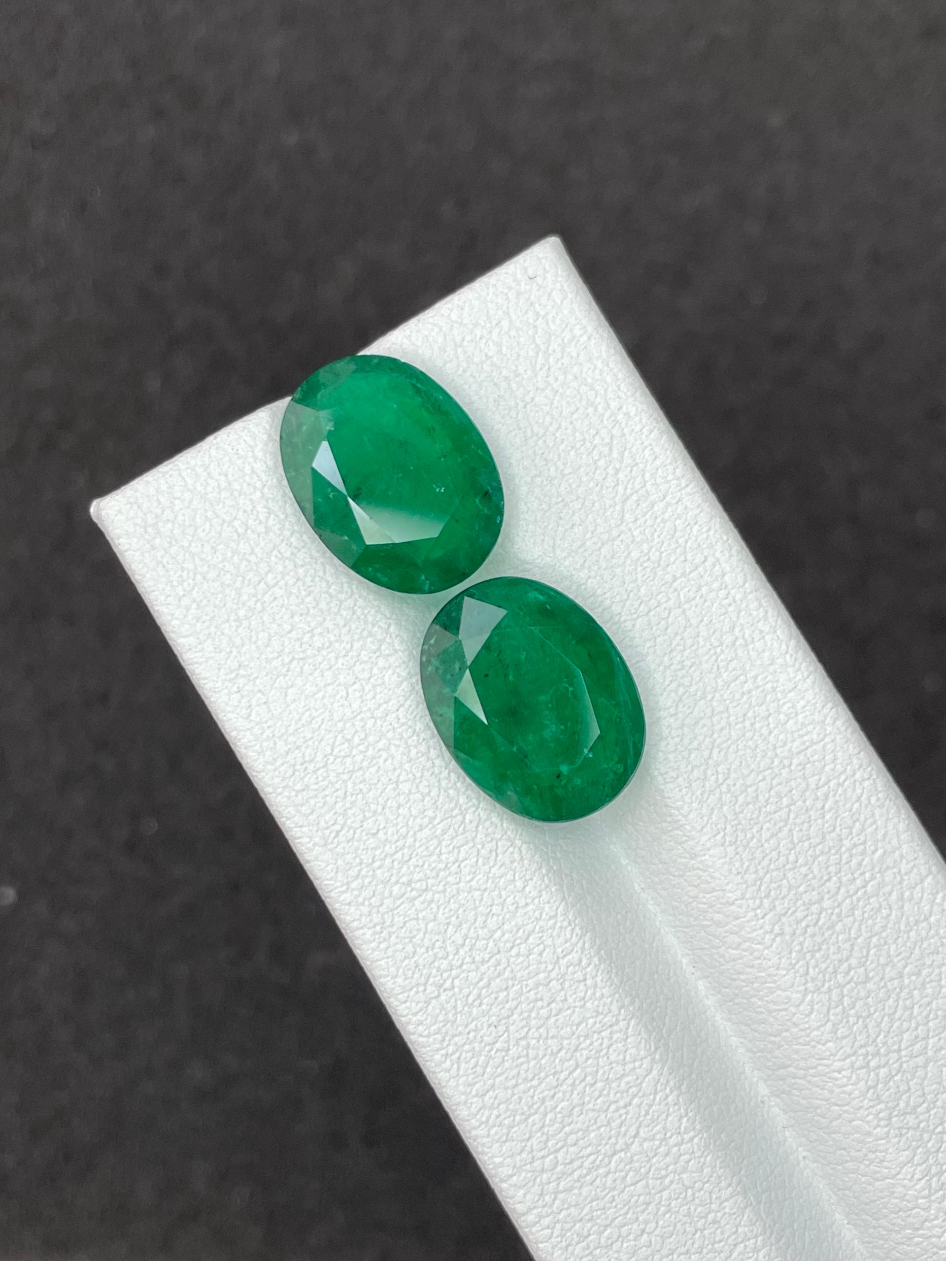 green zambian emerald, 13.52ct oval cut — view 5