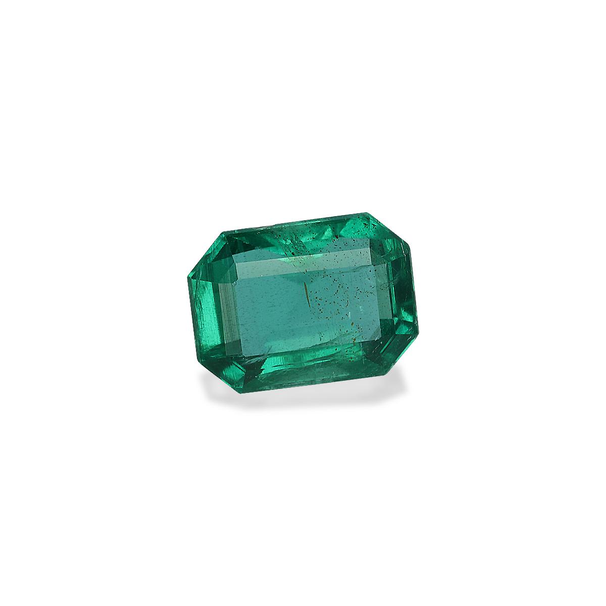 green zambian emerald, 1.61ct rectangular cut — view 3