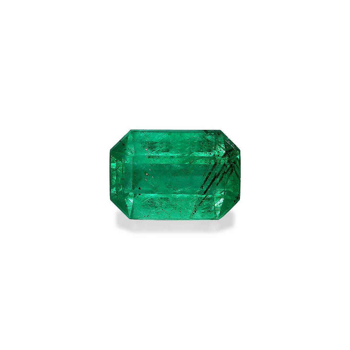green zambian emerald, 1.86ct rectangular cut — main view
