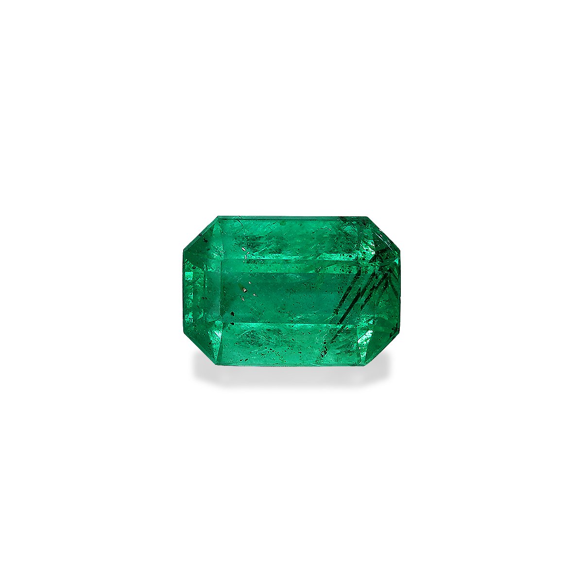 green zambian emerald, 1.86ct rectangular cut — main view