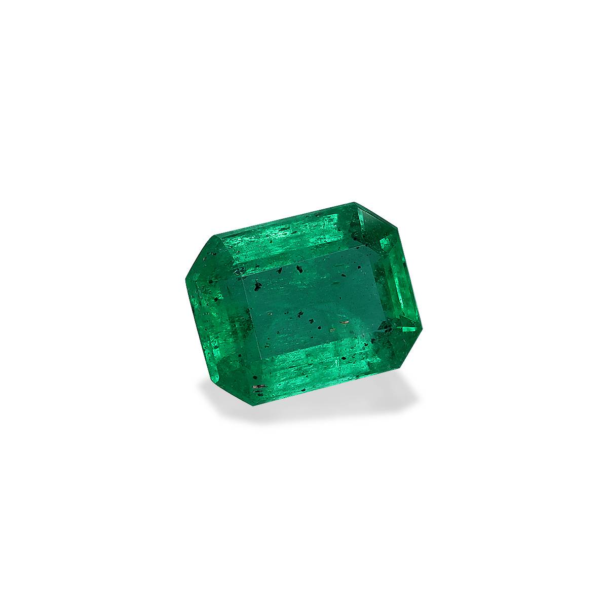 green zambian emerald, 1.64ct rectangular cut — view 3