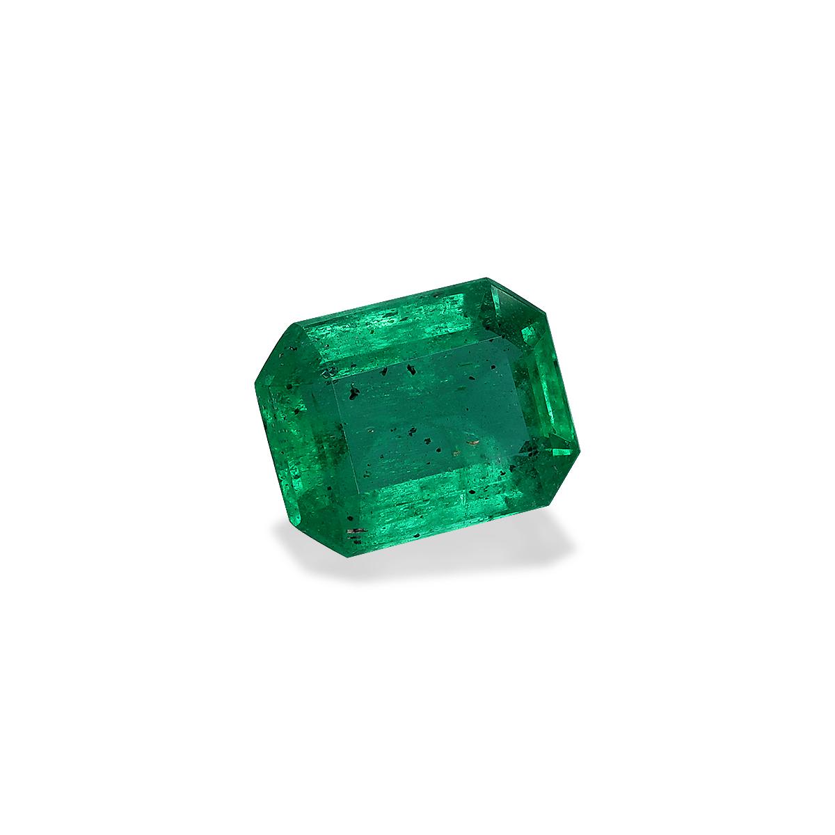 green zambian emerald, 1.64ct rectangular cut — view 3