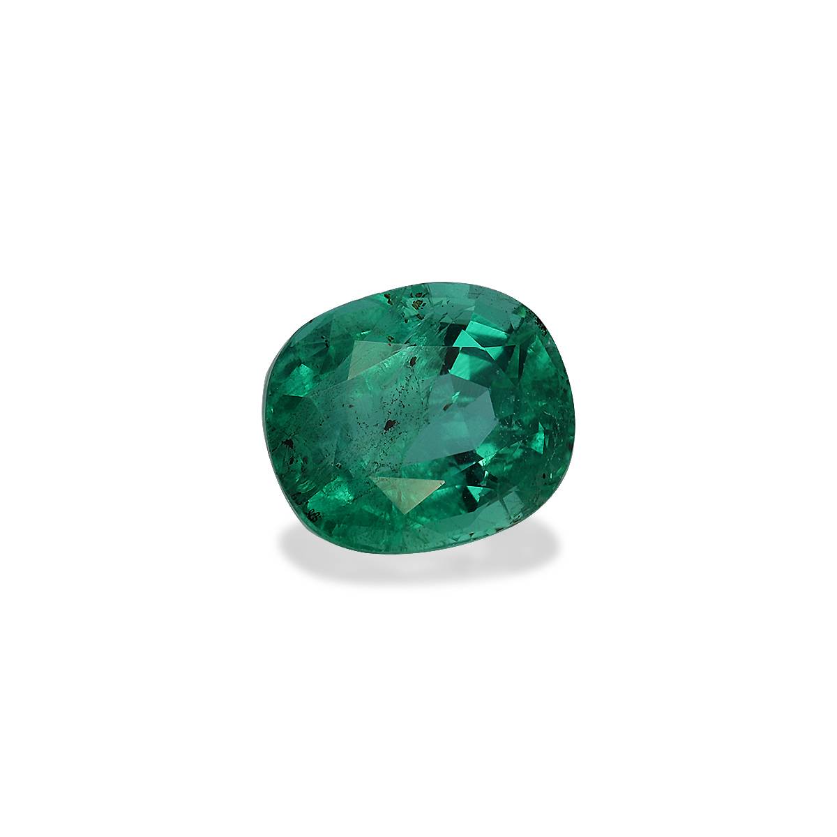 green zambian emerald, 1.67ct oval cut — view 3