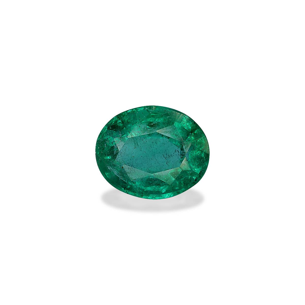 green zambian emerald, 1.77ct oval cut — main view