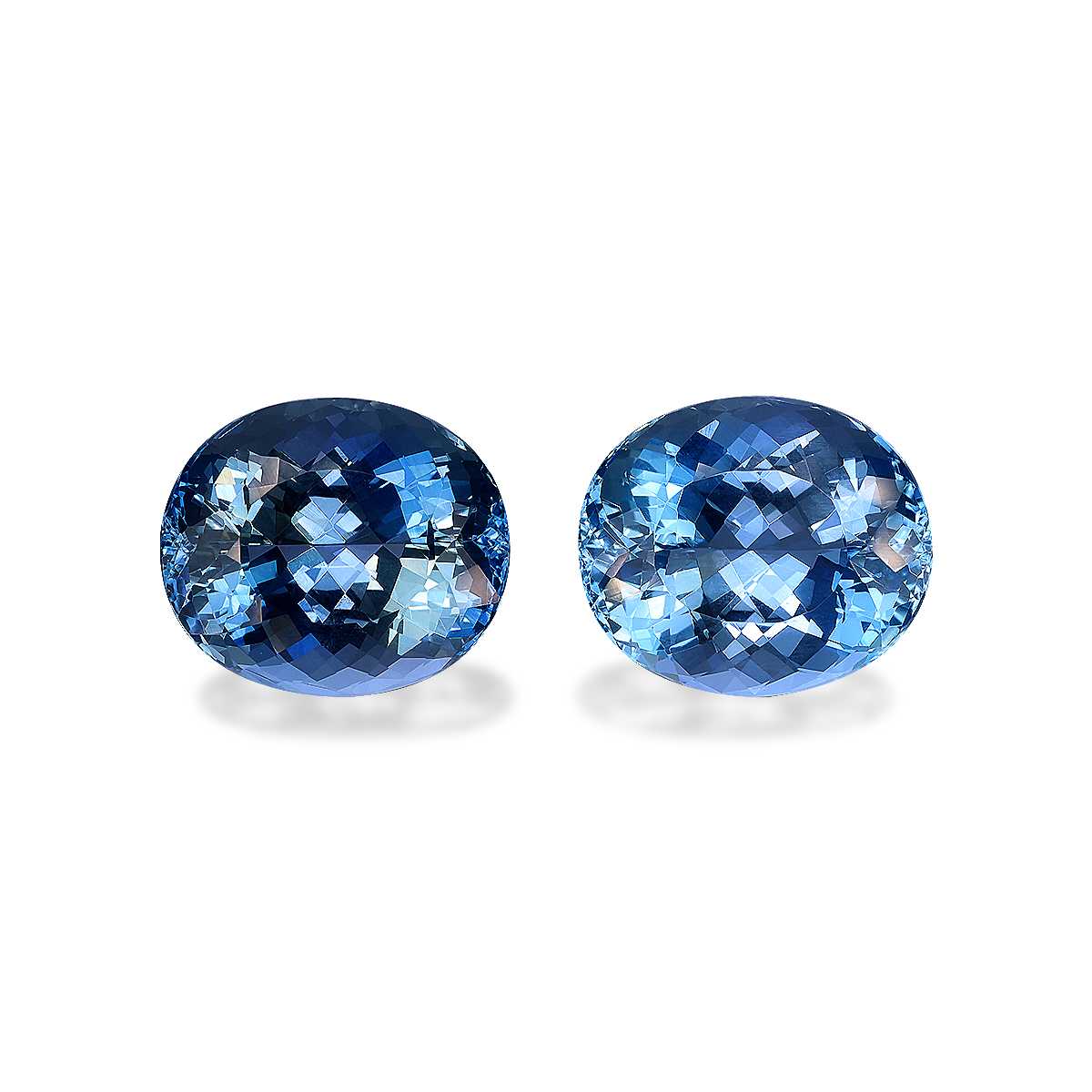 Santa Maria Blue Aquamarine 17.73ct - 14x12mm Pair