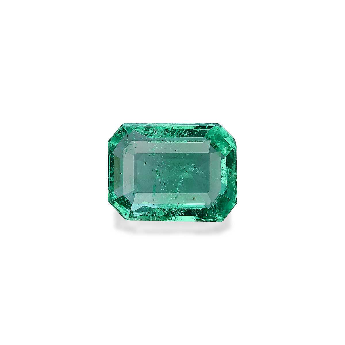 Green Zambian Emerald 1.28ct - 8x6mm