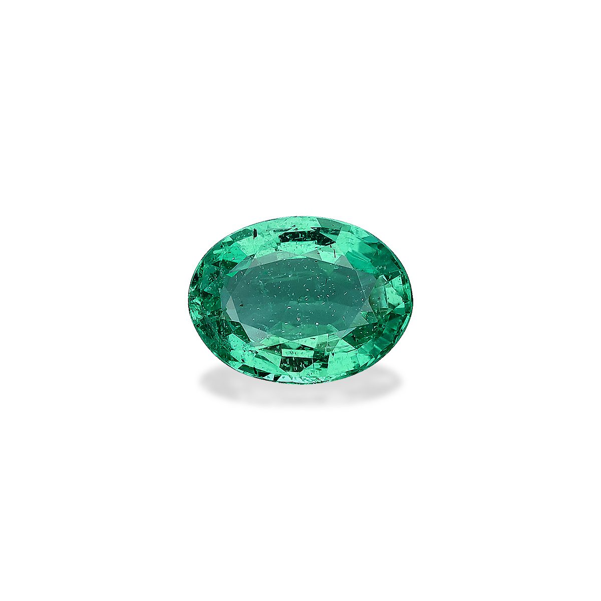 Green Zambian Emerald 1.21ct - 8x6mm