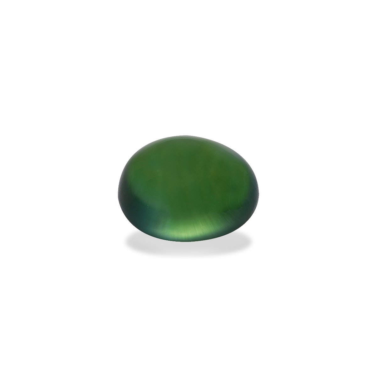green prehnite, 29.85ct oval cut — main view