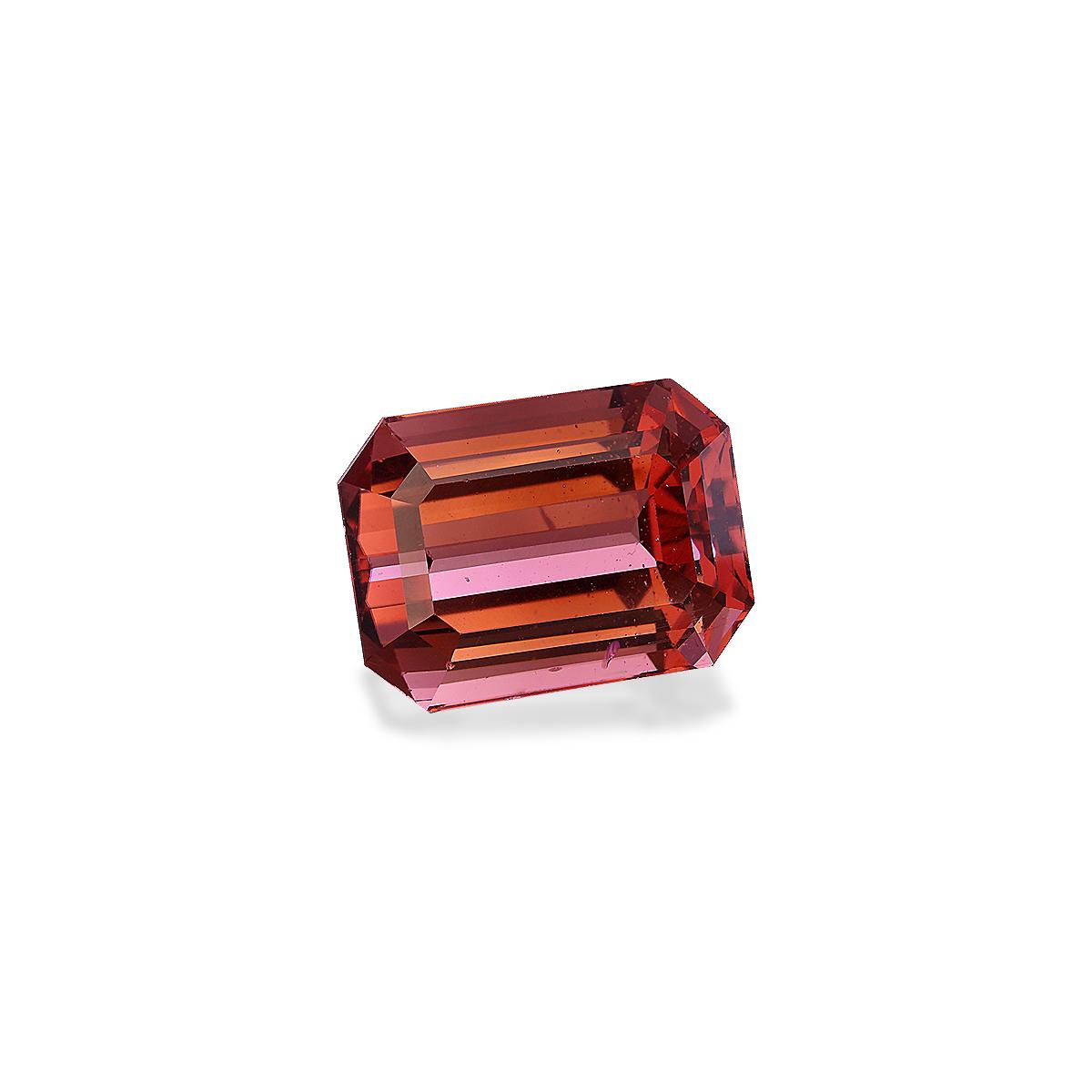 rosewood pink pink tourmaline, 12.1ct rectangular cut — view 3