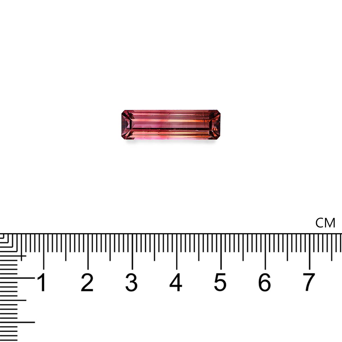 pink pink tourmaline, 9.46ct rectangular cut — view 4
