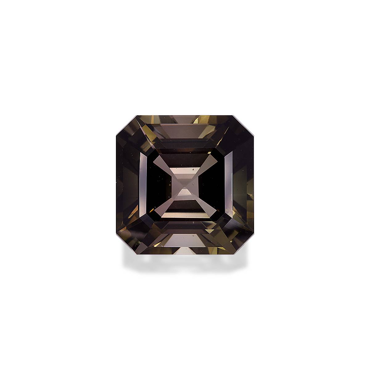 coffee brown brown tourmaline, 15.31ct square cut — main view