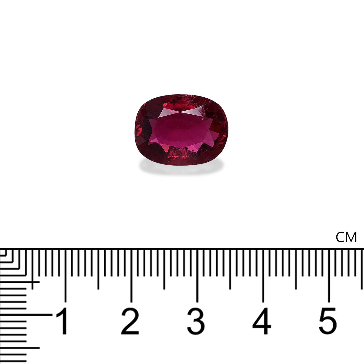 rosewood pink pink tourmaline, 8.28ct oval cut — view 4