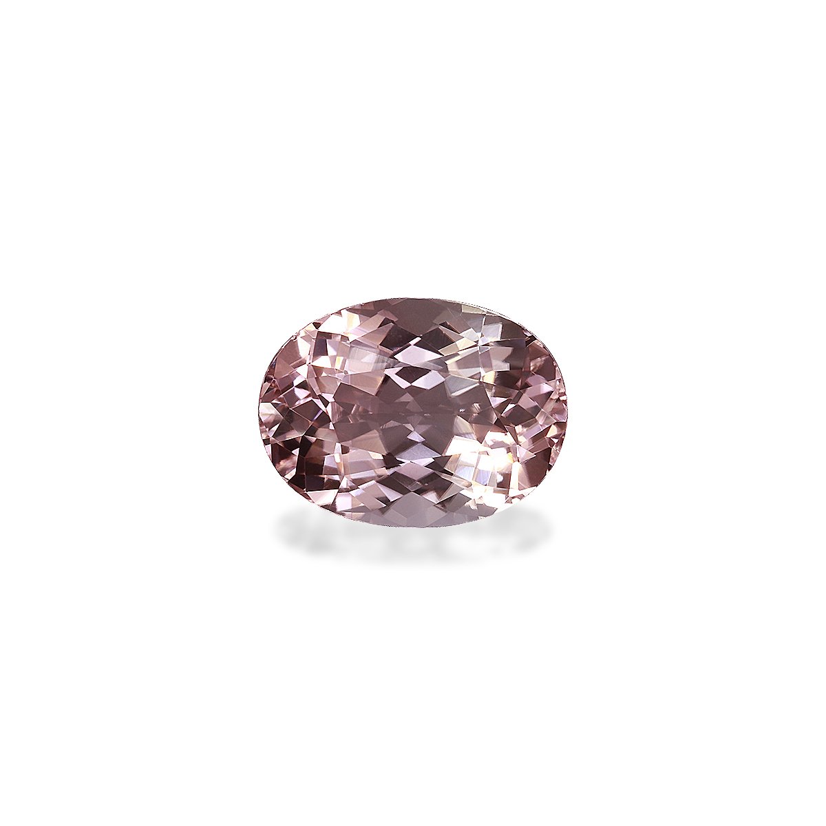 baby pink pink tourmaline, 7.36ct oval cut — main view