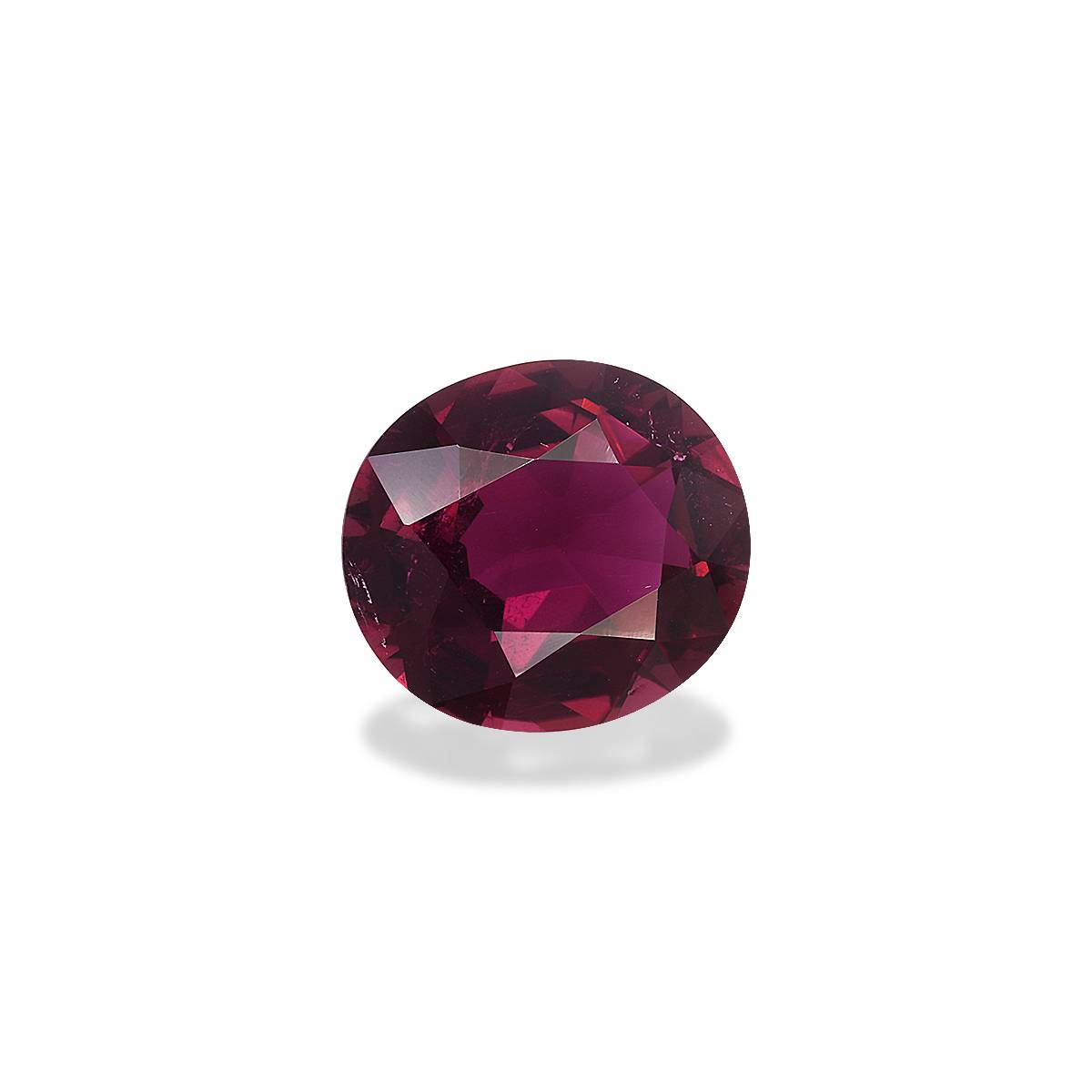 rosewood pink pink tourmaline, 4.6ct oval cut — view 3