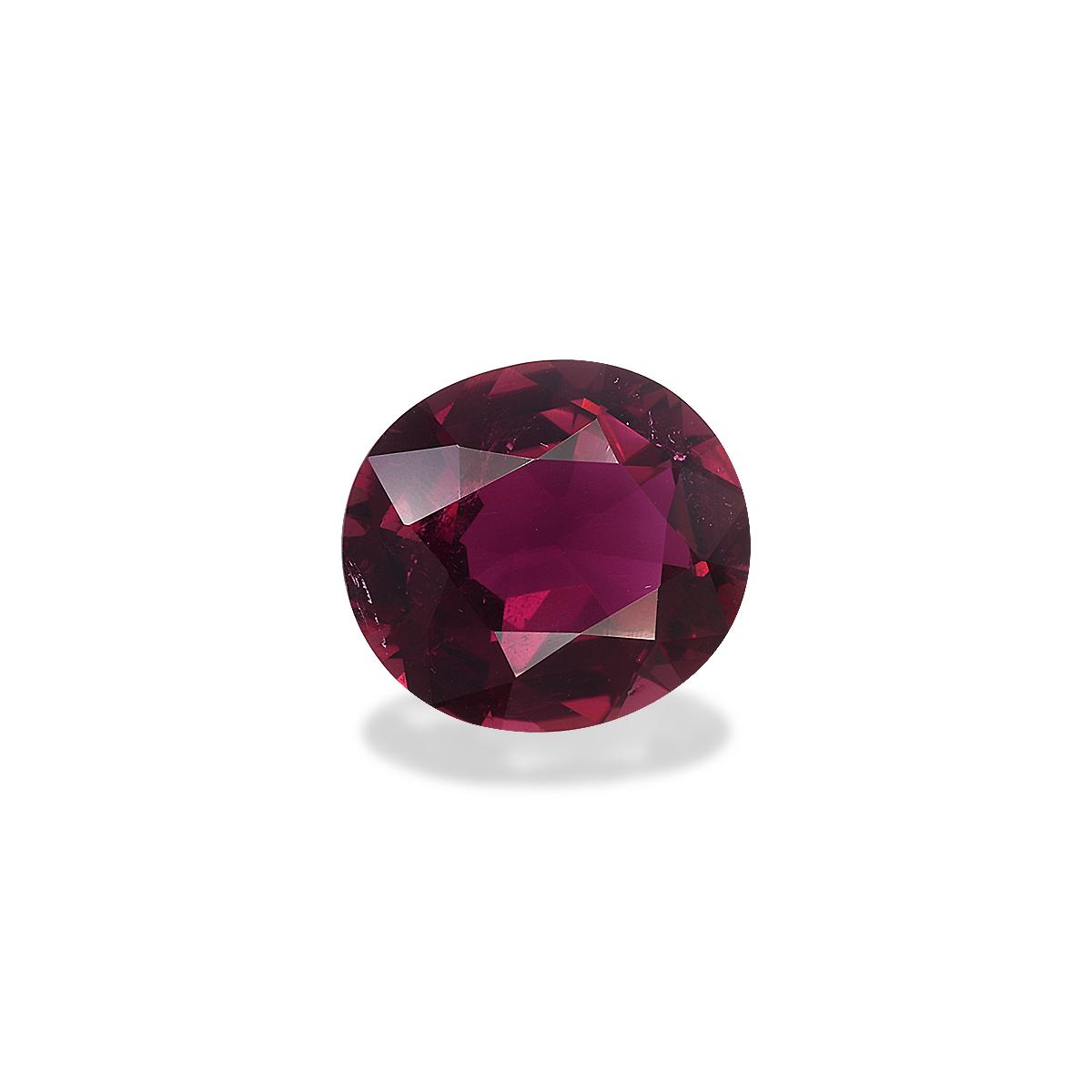 rosewood pink pink tourmaline, 4.6ct oval cut — view 3