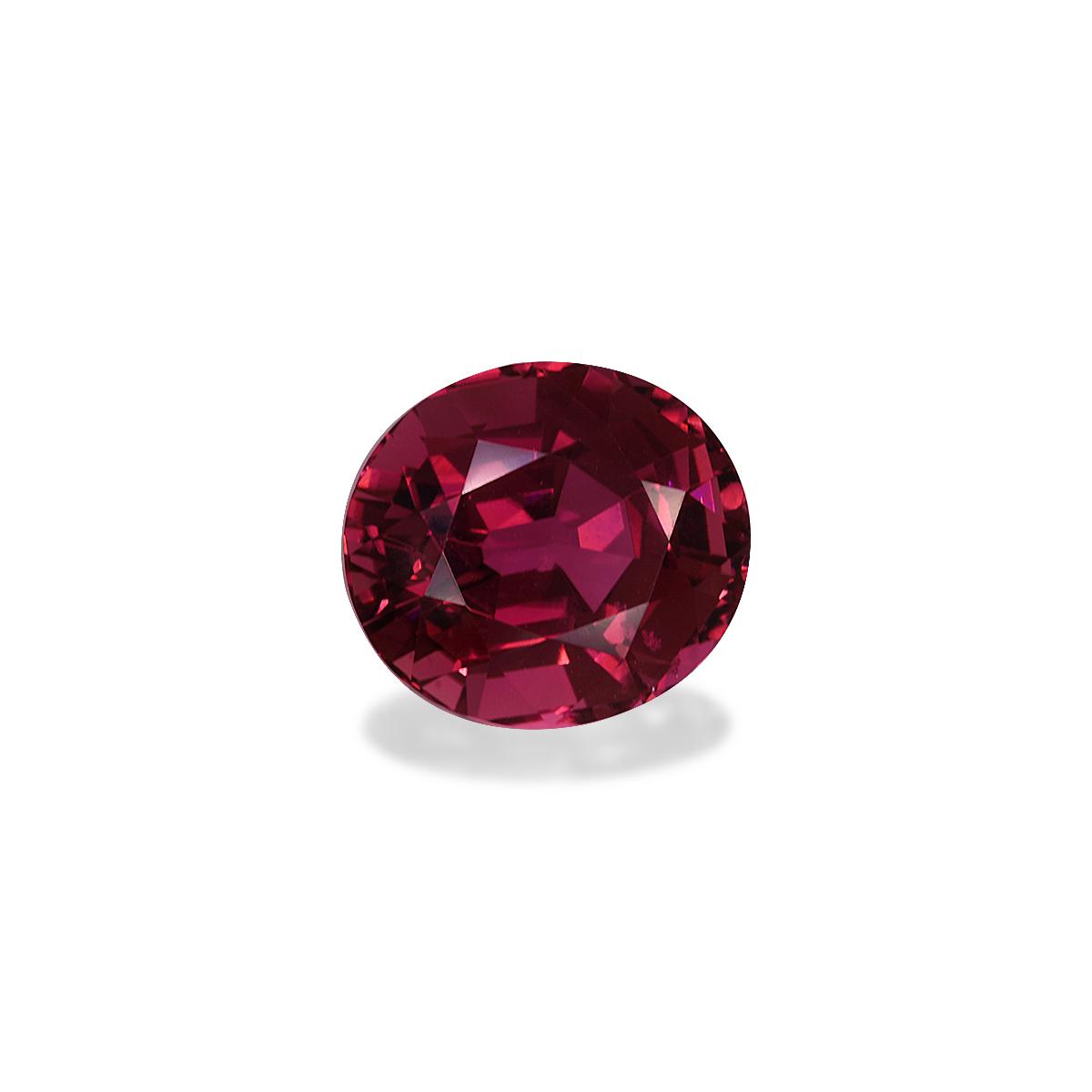 rosewood pink pink tourmaline, 6.01ct oval cut — view 3