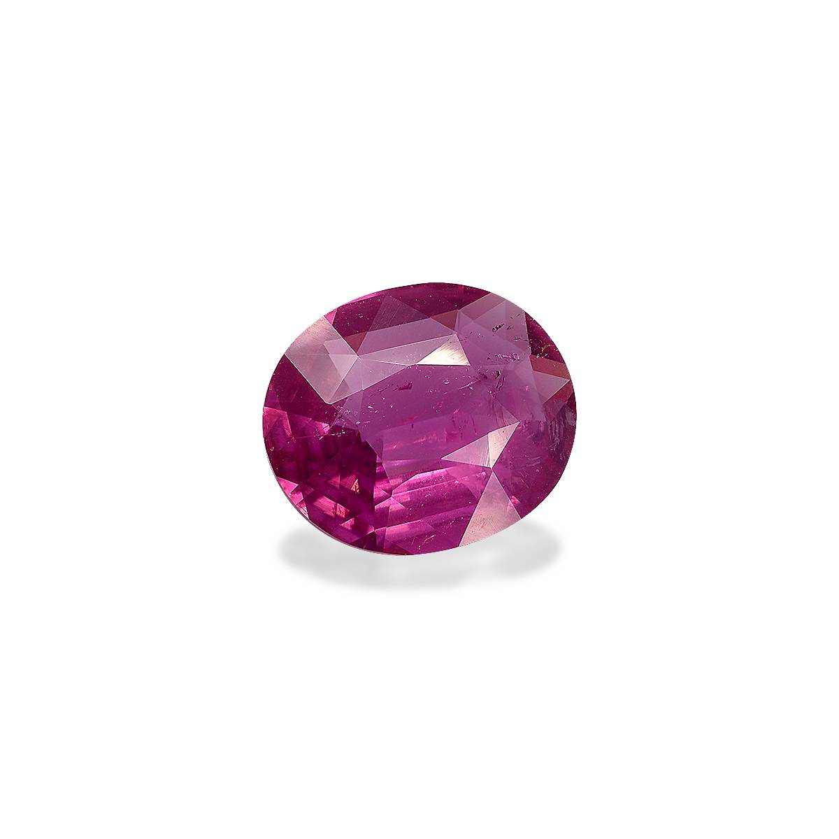 rosewood pink pink tourmaline, 5.47ct oval cut — view 3