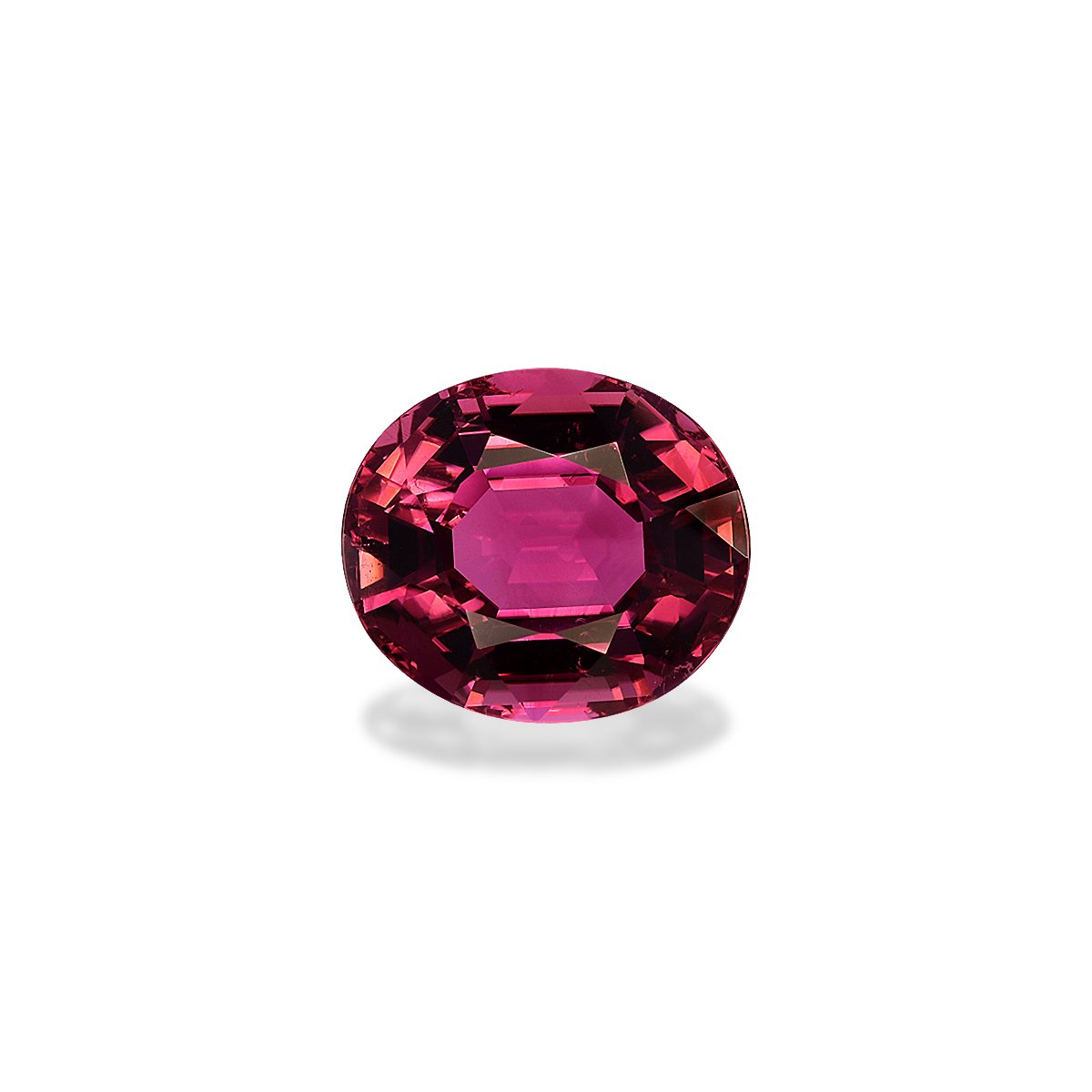 rosewood pink pink tourmaline, 5.38ct oval cut — main view