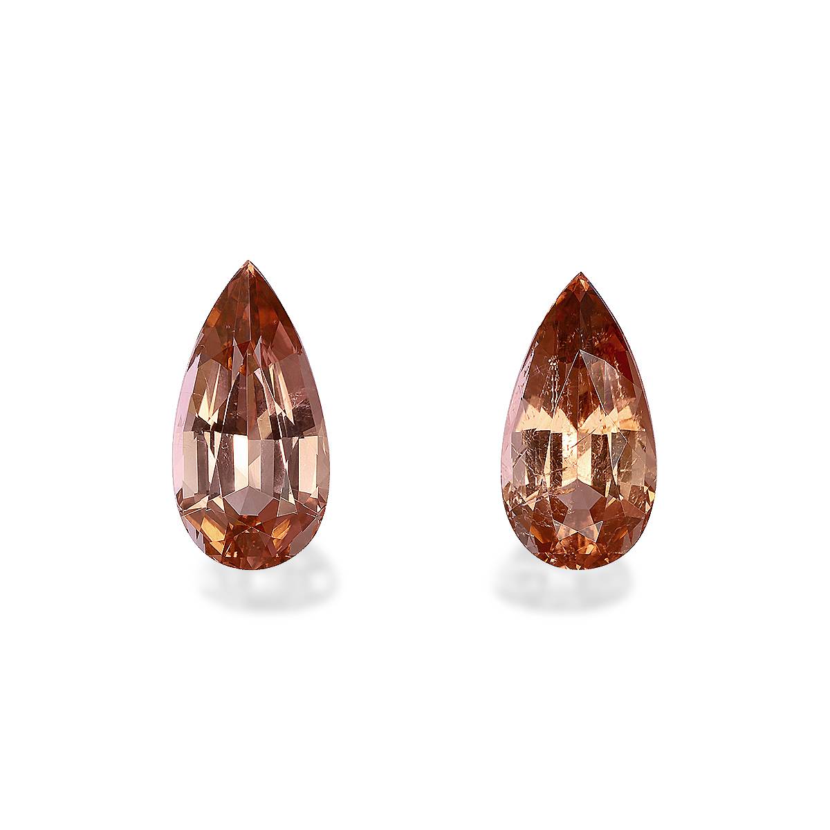 Coral Pink Tourmaline 22.03ct Pair