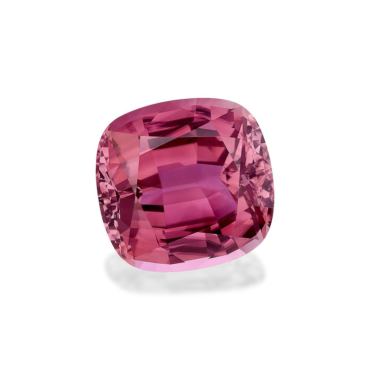 flamingo pink pink tourmaline, 74.6ct cushion cut — view 3