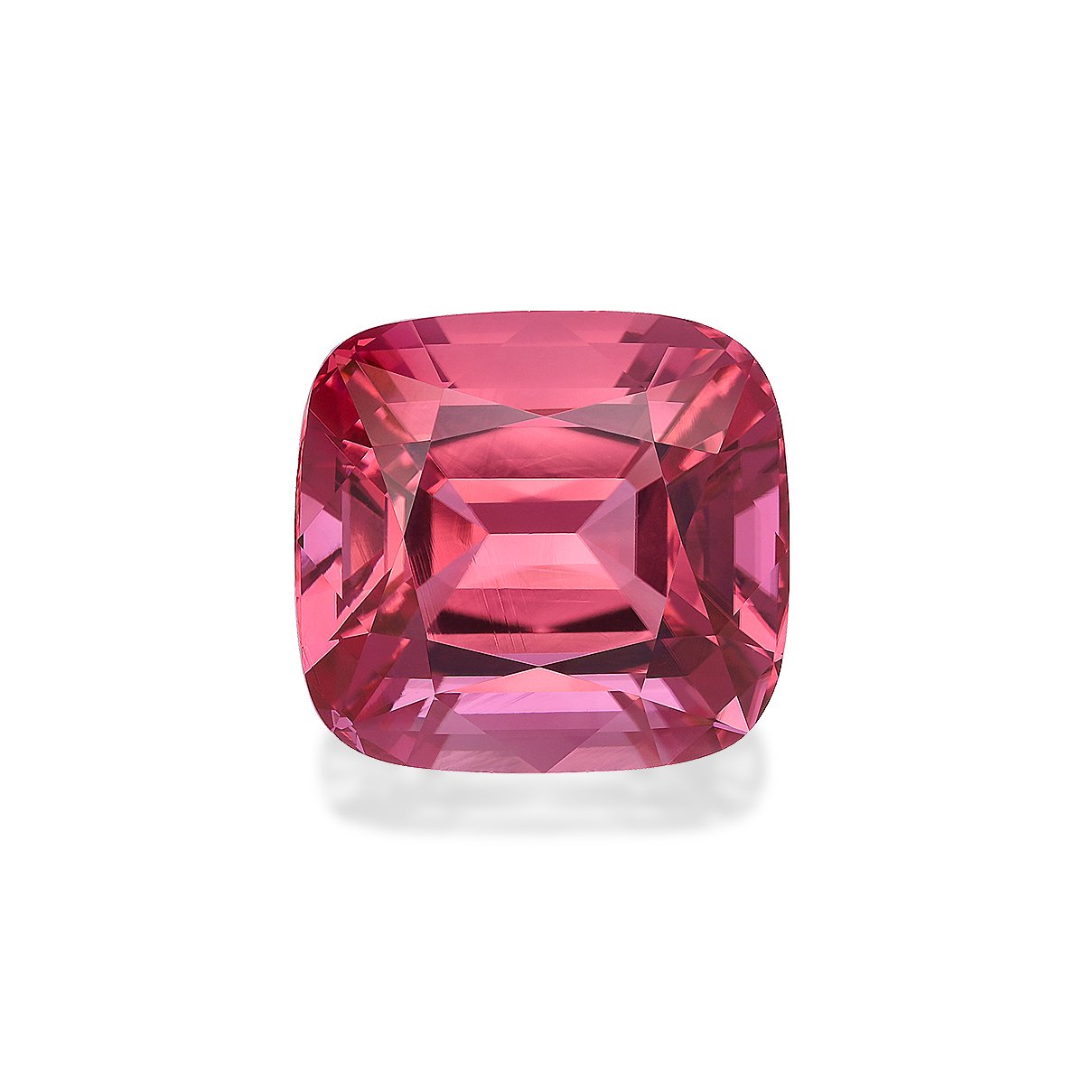 flower pink pink tourmaline, 68.84ct cushion cut — main view