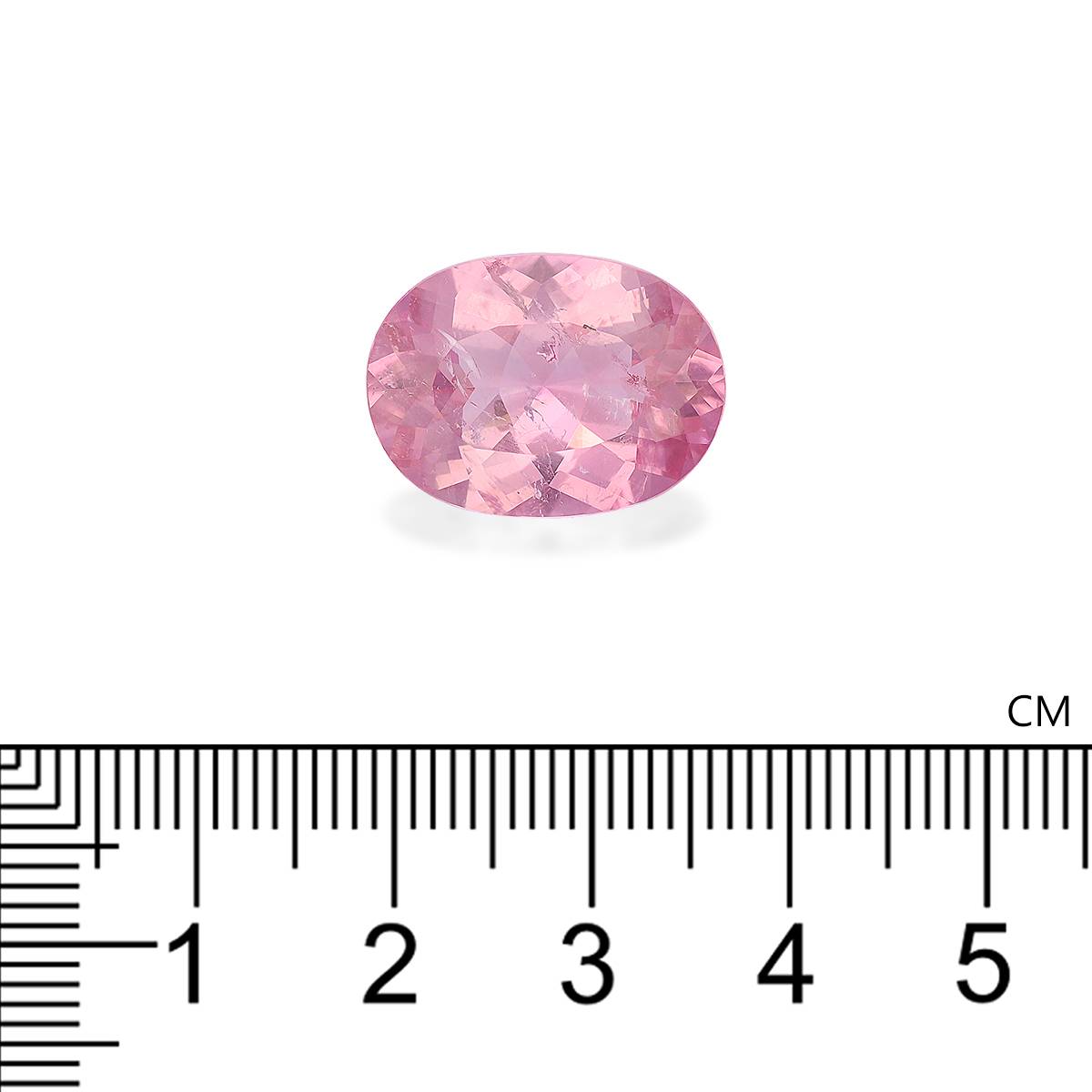 flower pink pink tourmaline, 10.75ct oval cut — view 4