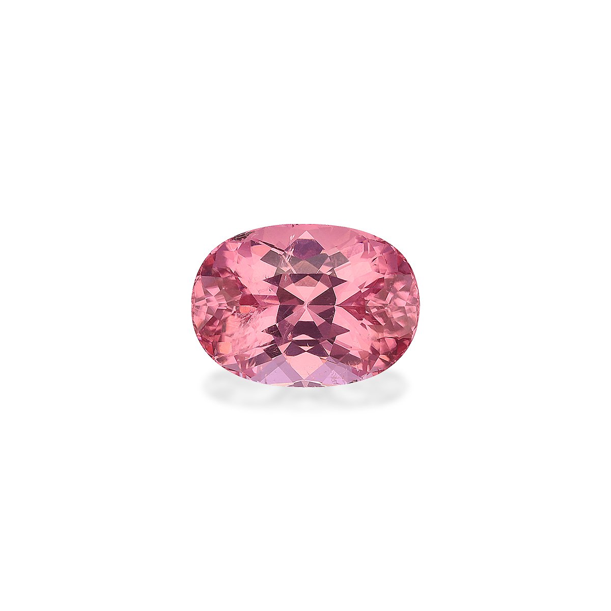flower pink pink tourmaline, 13.64ct oval cut — main view