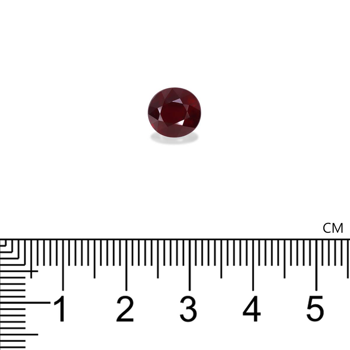 Pigeons Blood red mozambique ruby, 2.69ct oval cut — view 4