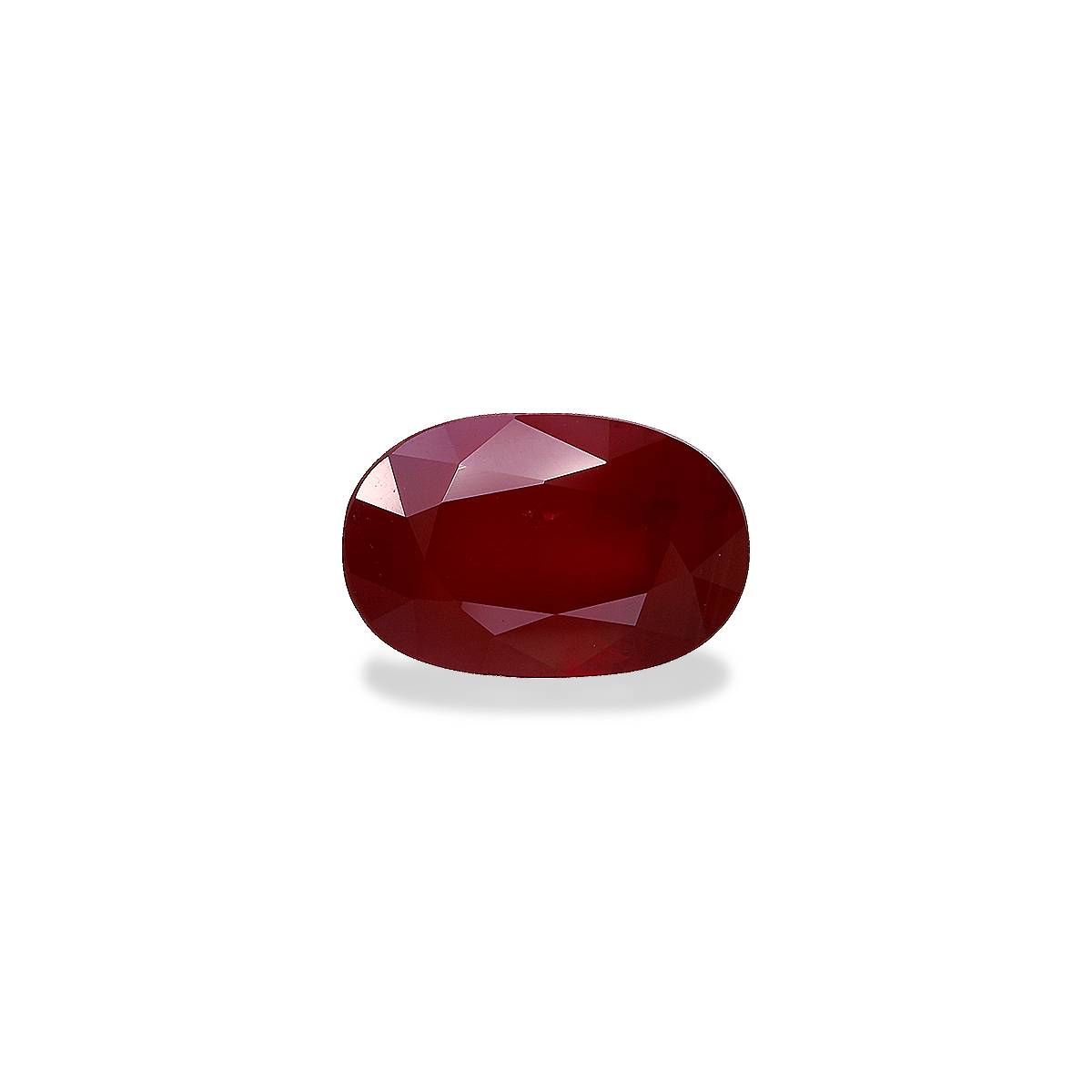 red mozambique ruby, 4.04ct oval cut — main view