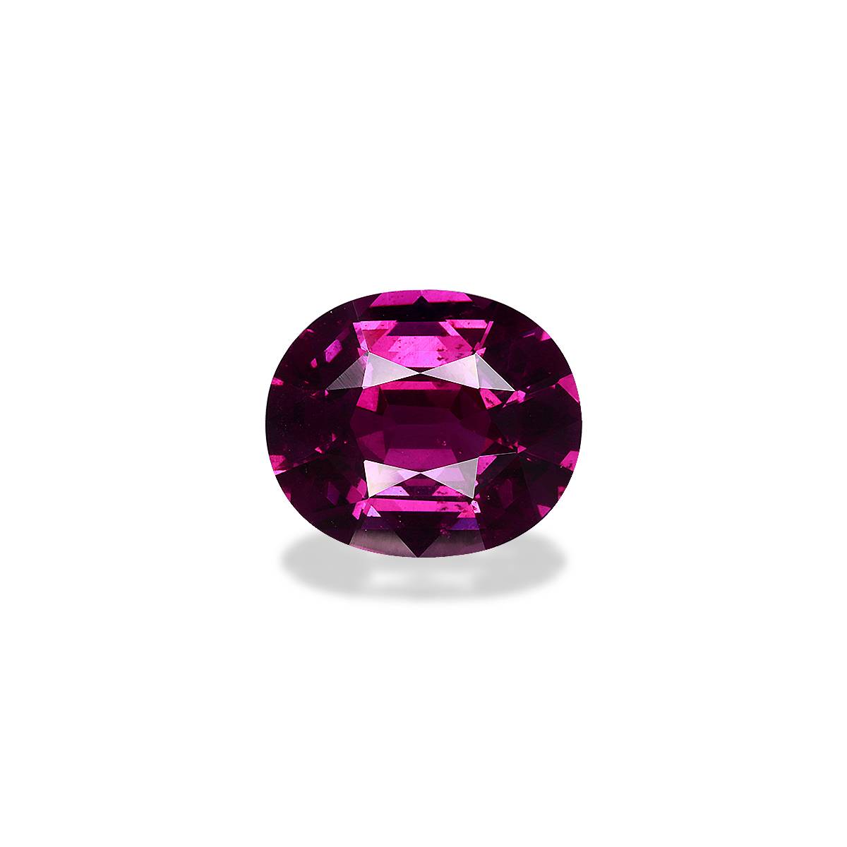 purple umbalite garnet, 5.35ct oval cut — main view