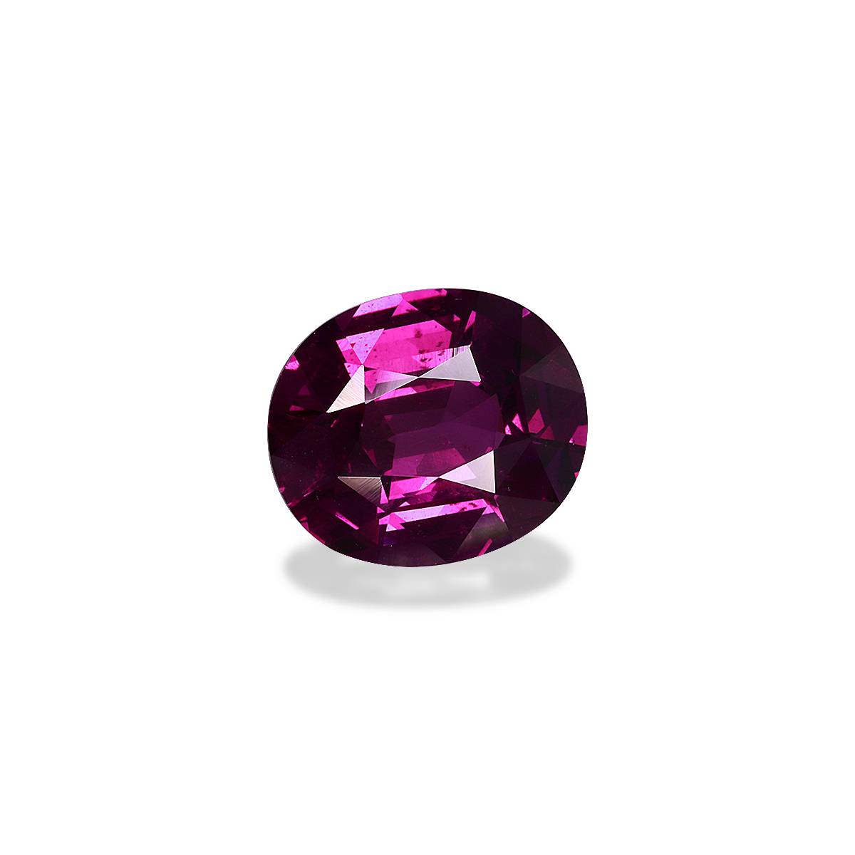 purple umbalite garnet, 5.35ct oval cut — view 3