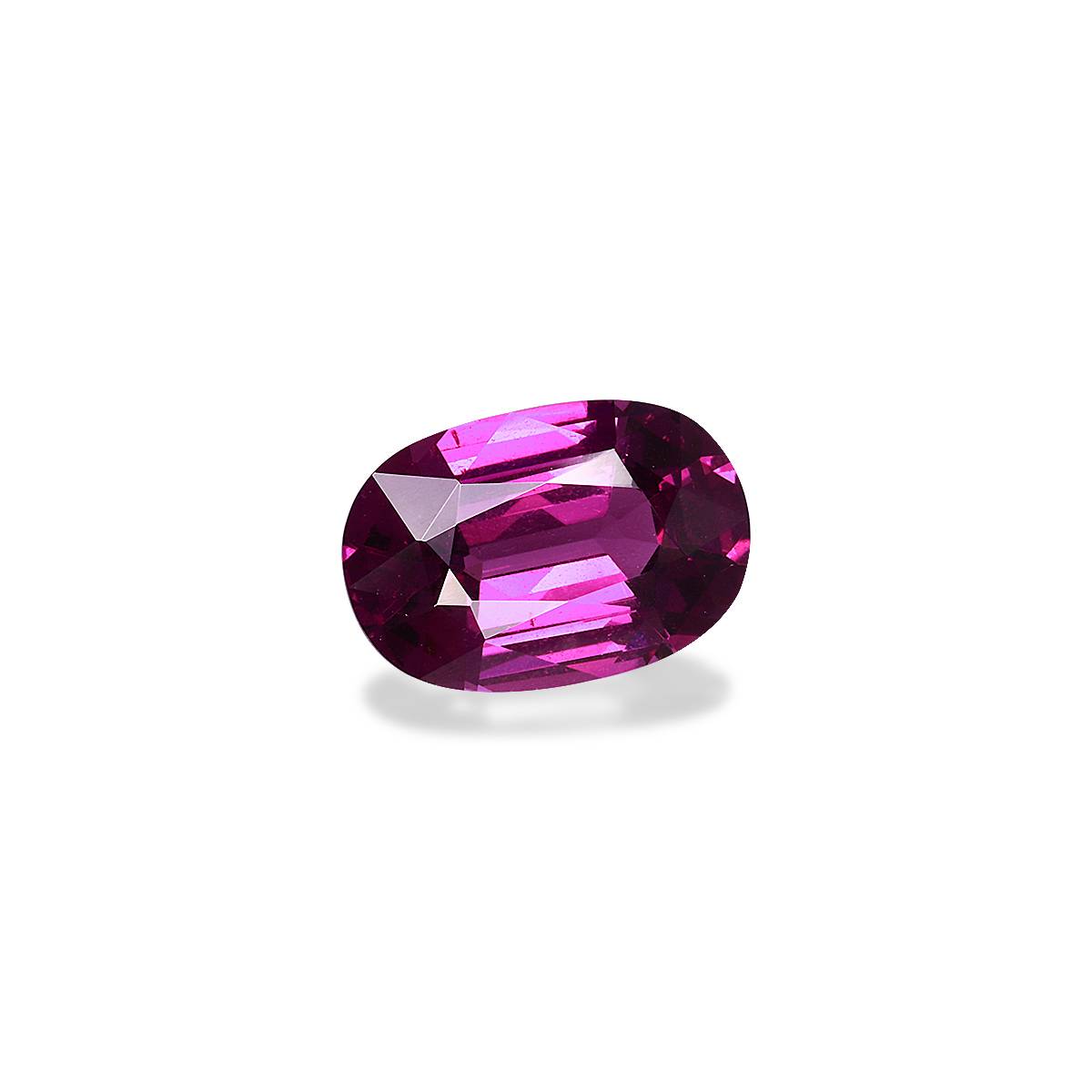 purple umbalite garnet, 4.2ct oval cut — view 3
